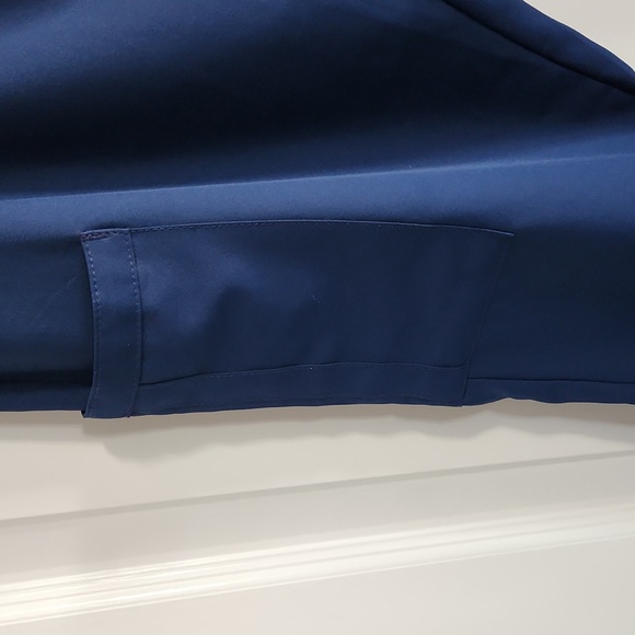 Med Couture Navy Drawstring Scrub Pants 2702, Medium - Picture 3 of 12